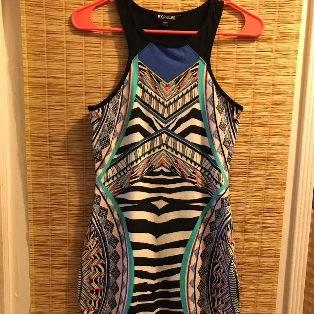 Express Tribal Mini Dress